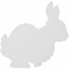 Europalms silhouette bunny, white, 56cm