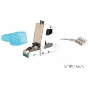 VCR526A/S - CAT6A toolless RJ45 modular plug - Shielded
