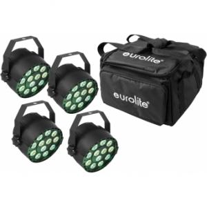 EUROLITE Set 4x LED PARty TCL Spot + Soft-Bag