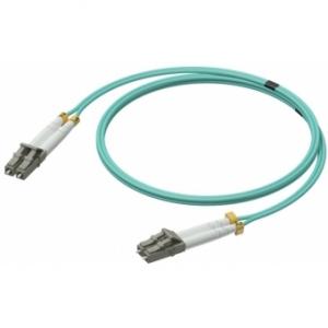 FBL130/1 - Fiber optic cable - lc/pc - lc/pc - duplex - LSHF - 1 meter - lshf - aqua