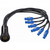 9370SL02 - 3x2.5mm TH07 Spider cable, 23A 19p SOCAPEX socket 20A 3p PwCon FCA , L. 2m