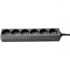 Adam hall accessories 8747 x 6 m 3 - 6-outlet power strip 3m cable