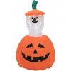EUROPALMS Inflatable Figure Pumpkin with Ghost, animated, 120cm