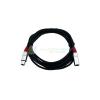 Omnitronic xlr cable 3pin 5m bk/rd