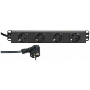 Adam Hall Accessories 87470 - Mains Power Strip with 4 Sockets