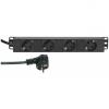 Adam hall accessories 87470 - mains power strip with 4 sockets