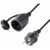 Adam hall cables 4 star pnd 1000 - power extension cable schuko