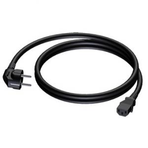 CAB495 - Schuko Power male to Euro Power female - Rubber Euro power connection lead - 3 x 1.5 mm&sup2; - 3 METER