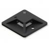 ACM130/B - Self adhesive cable tie mount - 30 x 30 mm - Black version