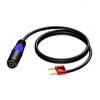 Cab301 - speaker male to banana - speaker cable 2 x 1.5 mm&sup2; - 1,5