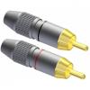 Vc209 - cable connector - rca/cinch male - pair -