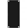 Casy101/b - casy 1 space closed blind plate - black