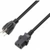 Adam hall cables 8101 kb 0150 us - power cord nema 5
