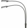 Adam hall stands led 2 ultra xlr 3 - 3-pin xlr gooseneck light with 8