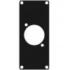 Casy103/b - casy 1 space cover plate - 1x d-size hole