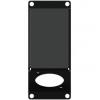 Casy104/b - casy 1 space angled cover plate with d-size