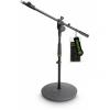 Gravity ms 2222 b - short microphone stand with round