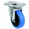 Roadinger swivel castor 100mm blue wheel light blue