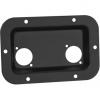 Adam Hall Hardware 8708 BLK - Dish black for 2 XLR or Speakon Sockets