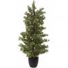 EUROPALMS Wood ficus silver leaf, artificial, 120cm