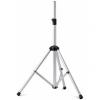 Speaker stand, aluminium, silver, nylon, h: 1040-1850 mm