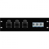 961314 - 3U assemb rack mod, 3pcs 16A 3p CEE sockets, 3pcs residual cuirc breaker 16A 4,5KA