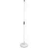 Gravity ms 23 w - microphone stand with round base, white
