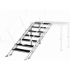 RSSA2H0406 - Self-levelling stairs, for Roadstage system, with 2+1 steps, h.40-60cm