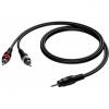 Cab711/1.5 - 3.5 mm jack male stereo - 2 x rca/cinch