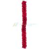 Europalms noble pine garland, red, 270cm