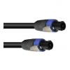 Psso speaker cable speakon 4x4 15m bk