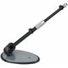 Table microphone stand, steel sheet base, ral 9005/silver