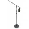 Gravity MS 2322 B - Microphone Stand with Round Base and 2-Point Adjustment Telescoping Boom