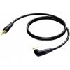 CLA718/3 - 3.5 mm Jack male stereo - 3.5 mm Jack angled male stereo - 3 meter