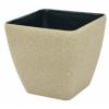 EUROPALMS Deco cachepot STONA-33, rectangular,beige