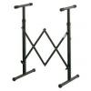 Keyboard stand, extendable, telescopic frame, h: