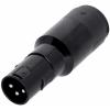 Adam Hall Connectors 4 STAR A SM4 XM3 - Adapter XLR 3-pole male to Standard speaker connector 4-pole male