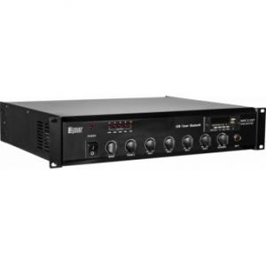 Mixer cu amplificare MPC1130T Mixer-Amplifier 130W 4/ohm - 70/100V, with FM tuner/MP3/USB/SD 2 rack unit