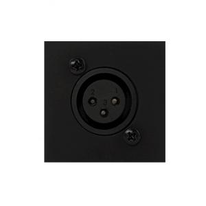 AUDAC WMI18/B - Priza audio activa XLR  (45 x 45 mm) - negru