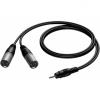Cab712/1.5 - 3.5 mm jack male stereo - 2 x