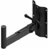 WLB35/B - Speaker wall mount bracket - 35mm pole - 350mm - Black version