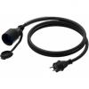 CAB465/1.5-F - Power cable - schuko male - schuko female - France - 3 x 2.5 mm&sup2; - France - 1.5 meter