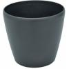 Europalms deco cachepot luna-33, round, espresso