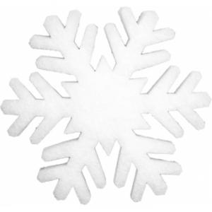 EUROPALMS Snowflake made of snow matting, 29cm, flame retardent