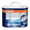 Set 2 becuri h1 osram night breaker plus - duobox