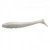 Shad Ribbed Swing White Ghost 9.5cm, 7buc/plic Rapture