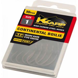 Carlige Continental Boilie, 10buc/plic K-Karp