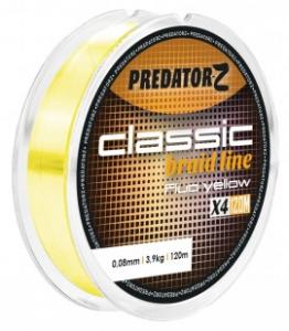 Fir textil Predator-Z Classic Braid galben fluo 120m Carp Zoom