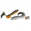 Naluca fun tail grub black pumpkin 85mm, 10buc/plic rapture