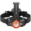 Lanterna frontala led lenser mh11 black-orange cu bluetooth, 1000